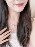 老鳳祥 輕奢碎銀項鏈女款正圓施家珍珠純銀吊墜新年生日禮物女生送女友 【京東八倉發(fā)貨】*當/次日達-高級感爆閃碎銀項鏈 曬單實(shí)拍圖