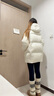森馬（Semir）羽絨服女冬中長(cháng)款90絨三防顯瘦龜背廓形2025保暖外套109725113003 曬單實(shí)拍圖