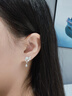 銀千惠999純銀雪花耳釘女士高級感耳環(huán)時(shí)尚耳飾品情人節生日禮物送女友 冰晶雪蝶耳釘/999足銀+七倉配送/當次日達 精美禮盒送老婆/配首飾證書(shū)/情人節女生禮物 曬單實(shí)拍圖