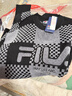 FILA斐樂(lè )官方情侶編織衫2026春新款男子女子休閑新年服棋盤(pán)格套頭毛衣 正黑色-BK M 170/92A/M 曬單實(shí)拍圖