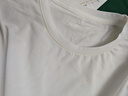 錦繡棉匠短袖t恤男女寬松圓領(lǐng)速干打底衫百搭情侶裝2026新款 珍珠白 （女） S （僅女款） 曬單實(shí)拍圖
