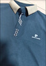 皮爾卡丹（pierre cardin）短袖T恤夏季男士商務(wù)中青年翻領(lǐng)polo衫百搭舒適親膚 藍色 XL 曬單實(shí)拍圖