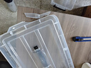 京東物流 塑料衣物收納整理箱塑料儲物箱全透明玩具醫藥箱收納箱 (7024)加大號-加厚高透 曬單實(shí)拍圖