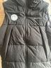 鴨鴨（YAYA）羽絨馬甲男士外穿秋冬季新款時(shí)尚連帽坎肩背心馬夾加厚羽絨服外套 黑色 3XL (190) 曬單實(shí)拍圖