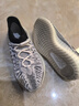 阿迪達斯YEEZY350條紋斑馬椰子男女休閑鞋IG9608 38 曬單實(shí)拍圖