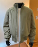 Shelley Jones美式短款飛行夾克羽絨服男冬季2025新款御寒保暖立領(lǐng)痞帥潮流外套 軍綠色 XL [推薦120-140斤] 曬單實(shí)拍圖
