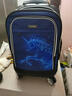 塔西伯利 TOIXI BRORY拉桿書(shū)包初中學(xué)生大容量萬(wàn)向輪小學(xué)生男女防水四輪拉桿箱拖拉背包 【2025新款19寸】湛藍獨角獸 曬單實(shí)拍圖