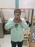 TEEK春季薄荷曼波男款長(cháng)袖綠色t恤男士休閑上衣服 2026男裝體恤打底衫 HE59V淺綠 3XL 曬單實(shí)拍圖