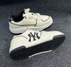 MLB官方學(xué)長(cháng)鞋女鞋子 情侶運動(dòng)鞋小白鞋NY休閑鞋增高板鞋男3ASXCA12N 紐約洋基隊/米白色/拍大半碼 36.5 (230mm) 曬單實(shí)拍圖