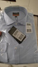 G2000【易打理】男裝春秋商場(chǎng)同款棉質(zhì)混紡親膚斜紋短袖襯衫【合G2】 寬斜紋-淺紫藍-長(cháng)袖 M /05 /170 （胸圍107/腰圍97） 曬單實(shí)拍圖