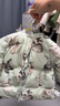OAK FAMILY兒童羽絨服加厚保暖外出鵝絨冬季男女童羽絨服寶寶外套童裝衣服 絨球兔 90 cm 曬單實(shí)拍圖