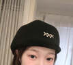 多想余毛呢貝雷帽女帽子春秋季時(shí)尚洋氣報童帽2026新款韓系百搭前進(jìn)帽 xxx金屬標黑色毛呢貝雷帽【兩戴款】 均碼 曬單實(shí)拍圖