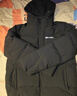 安踏面包羽絨服男冬季新款保暖防寒休閑鴨絨連帽防潑水夾克運動(dòng)外套 【四防熾熱科技連帽75%絨】基礎黑-1 XL (180) /適合140-160斤 曬單實(shí)拍圖