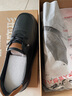 足力健老人鞋2026夏季透氣休閑皮鞋媽媽鞋一腳蹬平底單鞋 6017K黑色40 曬單實(shí)拍圖