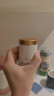 羊脂玉白瓷小號茶葉罐陶瓷便攜旅行迷你密封罐空罐紅茶綠茶儲存罐 羊脂玉鋁蓋茶葉罐-墨山 曬單實(shí)拍圖