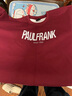 大嘴猴（paul frank）衛衣男士秋冬季重磅美式印花外套男裝休閑長(cháng)袖t恤男 酒紅色 4XL 曬單實(shí)拍圖