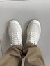 保羅·歌涵倫保羅100%全牛皮正品男鞋2026男士板鞋運動(dòng)休閑皮鞋透氣真皮小白鞋 白色 歐美PRO版 40 【皮鞋碼】 曬單實(shí)拍圖