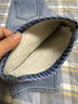 絲柏舍水洗哈倫褲2025冬裝新款女裝高腰垂感加絨寬松長(cháng)款牛仔褲 曬單實(shí)拍圖