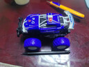 CII回力小汽車(chē)玩具男孩慣性車(chē)類(lèi)大輪怪獸警車(chē)寶寶巴士救援隊卡車(chē)四驅 慣性變形警車(chē)-藍色 曬單實(shí)拍圖
