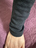 太平鳥(niǎo)【吸濕發(fā)熱】半高領(lǐng)正肩膨體絨長(cháng)袖T恤25冬季新款顯瘦上衣* 灰色 M 160 曬單實(shí)拍圖
