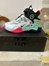 品牌斷碼兒童籃球鞋2025新款男童旋轉紐扣運動(dòng)鞋中大童網(wǎng)面跑步鞋 NK9188白月 33 曬單實(shí)拍圖