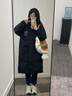 妙奕嘉棉服女黑色中長(cháng)款洋氣韓版高級感加厚外套秋冬季女棉襖棉衣面包服 黑色繡標韓版中長(cháng)款連帽棉服 S 曬單實(shí)拍圖