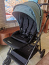 LANXUE藍鱈x3碳纖維嬰兒車(chē)高景觀(guān)超輕便可坐躺可登機折疊遛娃雙向嬰兒車(chē) X5雙向車(chē)-青綠色 曬單實(shí)拍圖