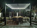莫 家戶(hù)外電動(dòng)涼亭庭院遮陽(yáng)棚鋁合金花園陽(yáng)光房月光棚別墅露天室外亭子 3X2.5米賞月閣_帶燈無(wú)簾_10cm 曬單實(shí)拍圖
