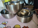 廚萬(wàn)雅 304不銹鋼雙層隔熱鉑金碗加厚百合碗湯碗家用飯碗 12cm 曬單實(shí)拍圖