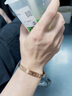 法蔻（farcoko）輕奢情侶手鐲一對男女手環(huán)鈦鋼時(shí)尚飾品送女友送老婆生日禮物 玫瑰金色情侶款 曬單實(shí)拍圖