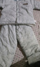 寬葉竹寶寶棉服套裝冬裝嬰兒速暖保暖加厚秋冬分體夾棉衣服兒童棉衣棉褲 大樹(shù)葉藍色(150g夾棉) 90 cm(20-26斤) 曬單實(shí)拍圖