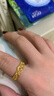 周六福  黃金戒指女足金5G金在逃公主愛(ài)心指環(huán)送禮 計價(jià)T 15號-2.68g 曬單實(shí)拍圖