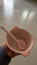 雪花南瓜碗甜品碗淑女套裝陶瓷碗耐高溫可進(jìn)微波爐帶勺宿舍家用 粉色蝴蝶結南瓜碗【1碗1勺】 曬單實(shí)拍圖