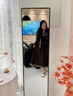 小匠材全身鏡旋轉穿衣鏡落地家用臥室書(shū)架試衣鏡子黑色170*43 曬單實(shí)拍圖