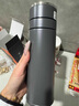 煦凜德國一鍵開(kāi)蓋保溫杯男士2025新款316不銹鋼泡茶水分離水杯子定制 紳士黑580ml【 316不銹鋼】 曬單實(shí)拍圖