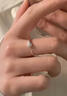 戚小米s999純銀貓爪戒指女小眾設計開(kāi)口戒素圈食指戒輕奢高級感尾戒子 999足銀貓爪戒指【開(kāi)口可調節】 曬單實(shí)拍圖
