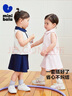迷你巴拉【涼感抑菌】女童輕薄透氣翻領(lǐng)甜美無(wú)袖裙褲套裝 曬單實(shí)拍圖