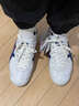 莆田鞋莆田純原鬼經(jīng)典?；ige皮面軟底復古休閑鞋透氣男女情侶鞋德訓鞋 虎鞋-白藍金[純原復刻] 40 曬單實(shí)拍圖
