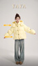 鴨鴨（YAYA）羽絨服女短款2025年冬季新款加厚連帽柔軟泡芙90鴨絨面包服外套KL 黃色 【熱銷(xiāo)爆款/現貨速發(fā)】 S 曬單實(shí)拍圖