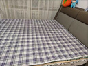 JCZS日本成人隔尿墊防水可洗老年人專(zhuān)用大號尺寸床上護理墊床墊尿不濕 藍灰格子【買(mǎi)一送一】 100x150cm 曬單實(shí)拍圖