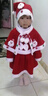 G.duck圣誕節兒童服裝男女童演出服幼兒園服飾裝扮衣服兒童圣誕老人套裝 品牌紅色升級版女寶 140 曬單實(shí)拍圖