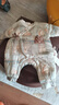 aqpa[幸福鄰里]嬰兒連體棉服外套冬季厚款寶寶哈衣 幸福鄰里 59cm 曬單實(shí)拍圖