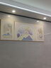 貓九醬 奶油風(fēng)福瑞連綿客廳裝飾畫(huà)高級感沙發(fā)背景墻掛畫(huà)三聯(lián)畫(huà)壁畫(huà) 曬單實(shí)拍圖
