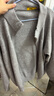JEEP吉普毛衣男士開(kāi)衫秋冬季寬松保暖針織衫外套上衣服男裝 灰色 L 曬單實(shí)拍圖
