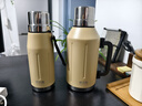 哈爾斯（HAERS）保溫杯大容量男女士不銹鋼車(chē)載隨行戶(hù)外運動(dòng)旅行壺便攜杯子 沙漠黃【專(zhuān)注戶(hù)外征途】1.2L 曬單實(shí)拍圖