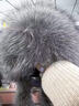 恒源祥狐貍毛帽子女秋冬獺兔毛皮草帽子圍巾一體冬季天戶(hù)外真皮保暖護耳 藍狐本色(色) S(54-56cm) 曬單實(shí)拍圖