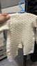 童顏嬰兒連體衣春秋冬季純棉新生兒衣服初生寶寶蝴蝶哈衣和尚服 2件套 曬單實(shí)拍圖
