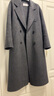 麥檬【1680人生大衣13%+羊絨】MM萬(wàn)件+爆款毛呢外套羊毛女25冬新品 落肩平駁領(lǐng)-深灰5G9970352-H-1 XS 曬單實(shí)拍圖