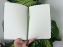 MUSEMARKS寧靜綠系列 120g無(wú)酸紙A5軟皮空白筆記本本子原創(chuàng  )diy手繪手賬本素描畫(huà)畫(huà)日記本記事本定制可印logo 孔雀藍-A5空白 曬單實(shí)拍圖