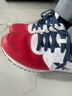 特步男鞋運動(dòng)鞋男冬季皮面復古耐磨休閑跑步鞋旅游慢跑鞋 722紅白蘭 44 曬單實(shí)拍圖